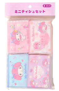 Sanrio My Melody Mini Tissue 8 Packet  Set