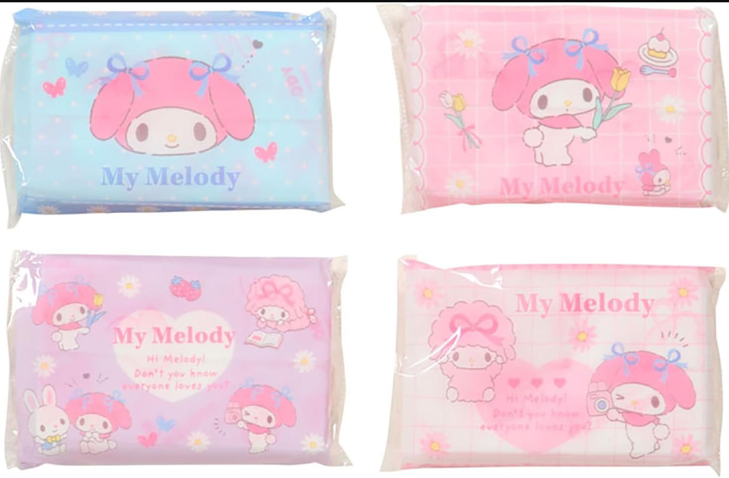 My Melody tissues pack Sanrio pocket travel tissues