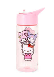 Hello Kitty & Friends Pink Water Bottle – Pop-Up Straw, Leak-Proof, Sanrio Licensed
