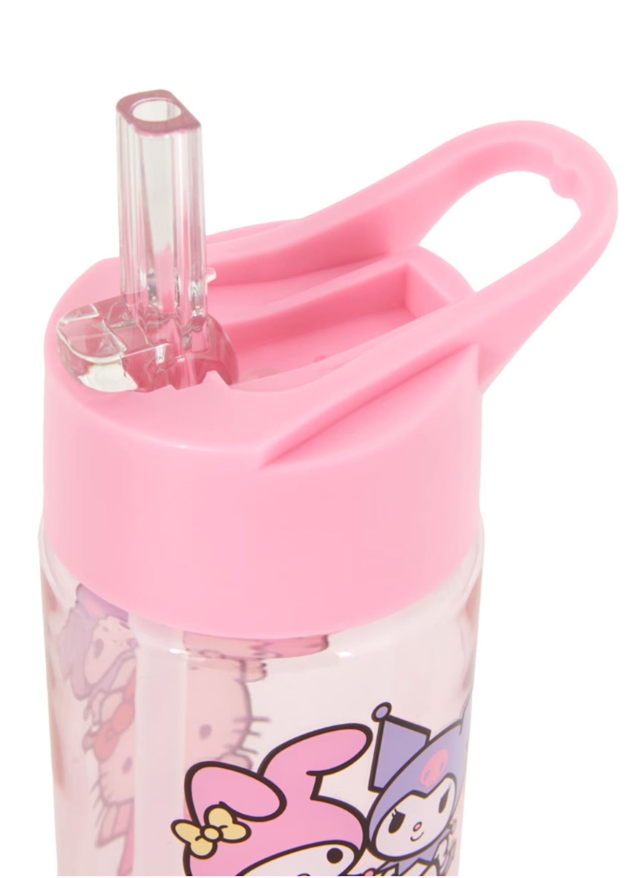 Hello Kitty & Friends Pink Water Bottle – Pop-Up Straw, Leak-Proof, Sanrio Licensed