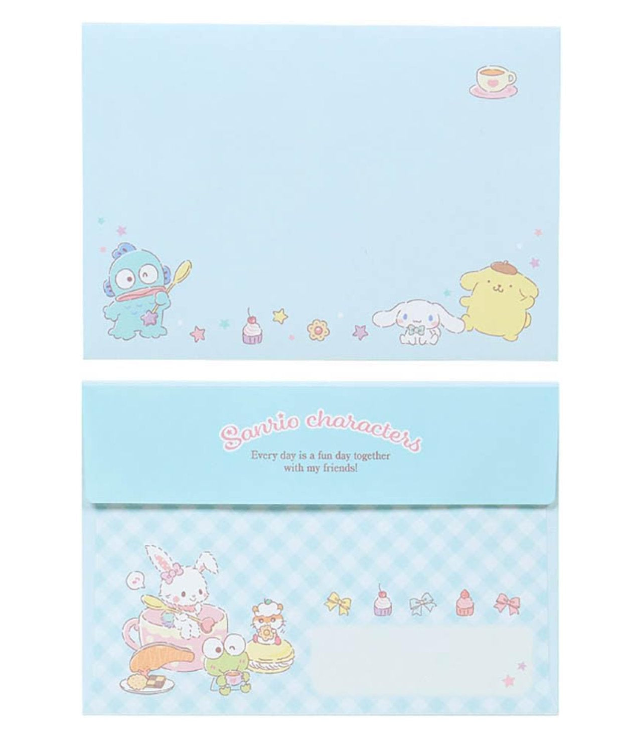 Sanrio characters letter set paper and envelopes