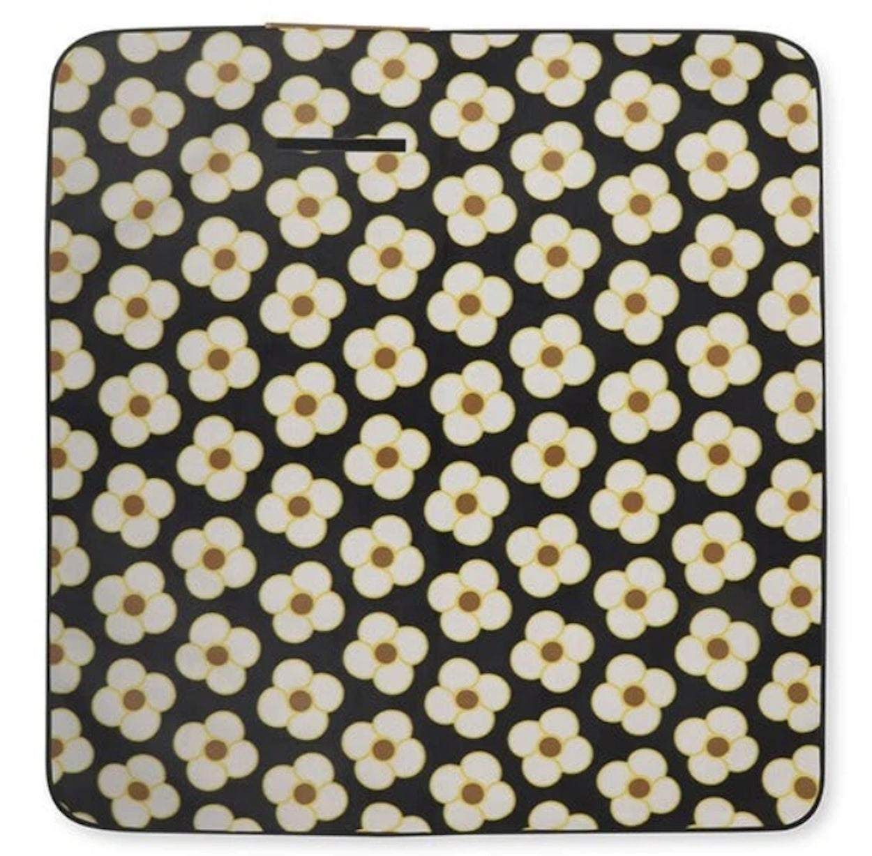 Orla Kiely Printed Picnic Blanket Spinning Flower