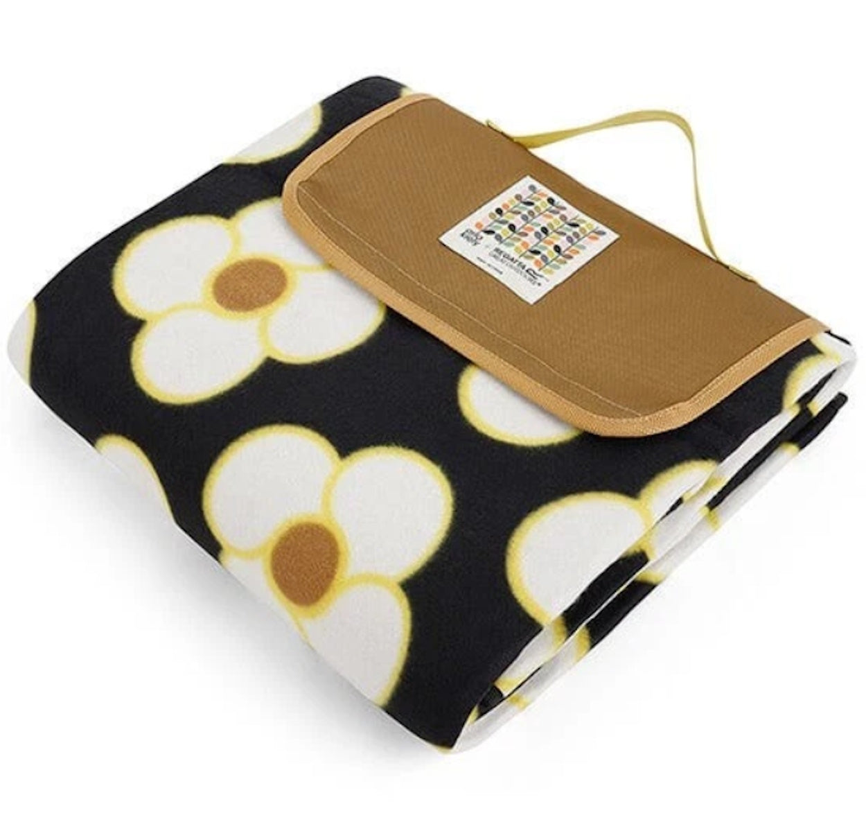 Orla Kiely Printed Picnic Blanket Spinning Flower