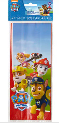 Paw Patrol Party Treat Gift Bags 16 count