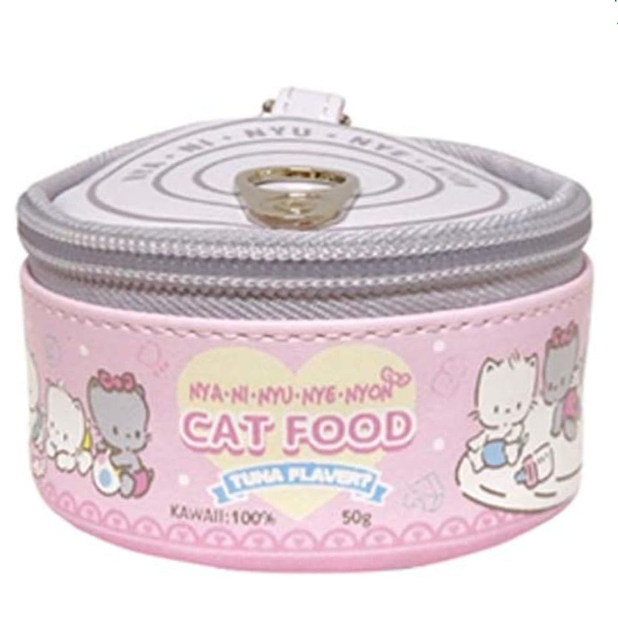 Sanrio Nyanyn Nyennyon Cat Food Tin Mini Pouch Case