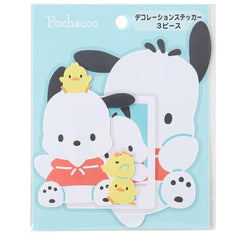 Pochacco Large Size Stickers (3pc)
