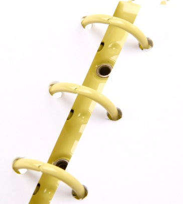 Mini Pompompurin notebook binder yellow binder shown