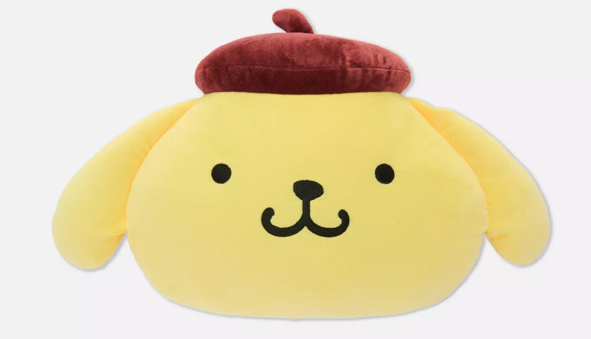Pompompurin Plush Face Cushion Super Soft