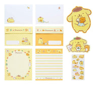 Pompompurin Letter Set with Stickers Sanrio Licensed Writing Set