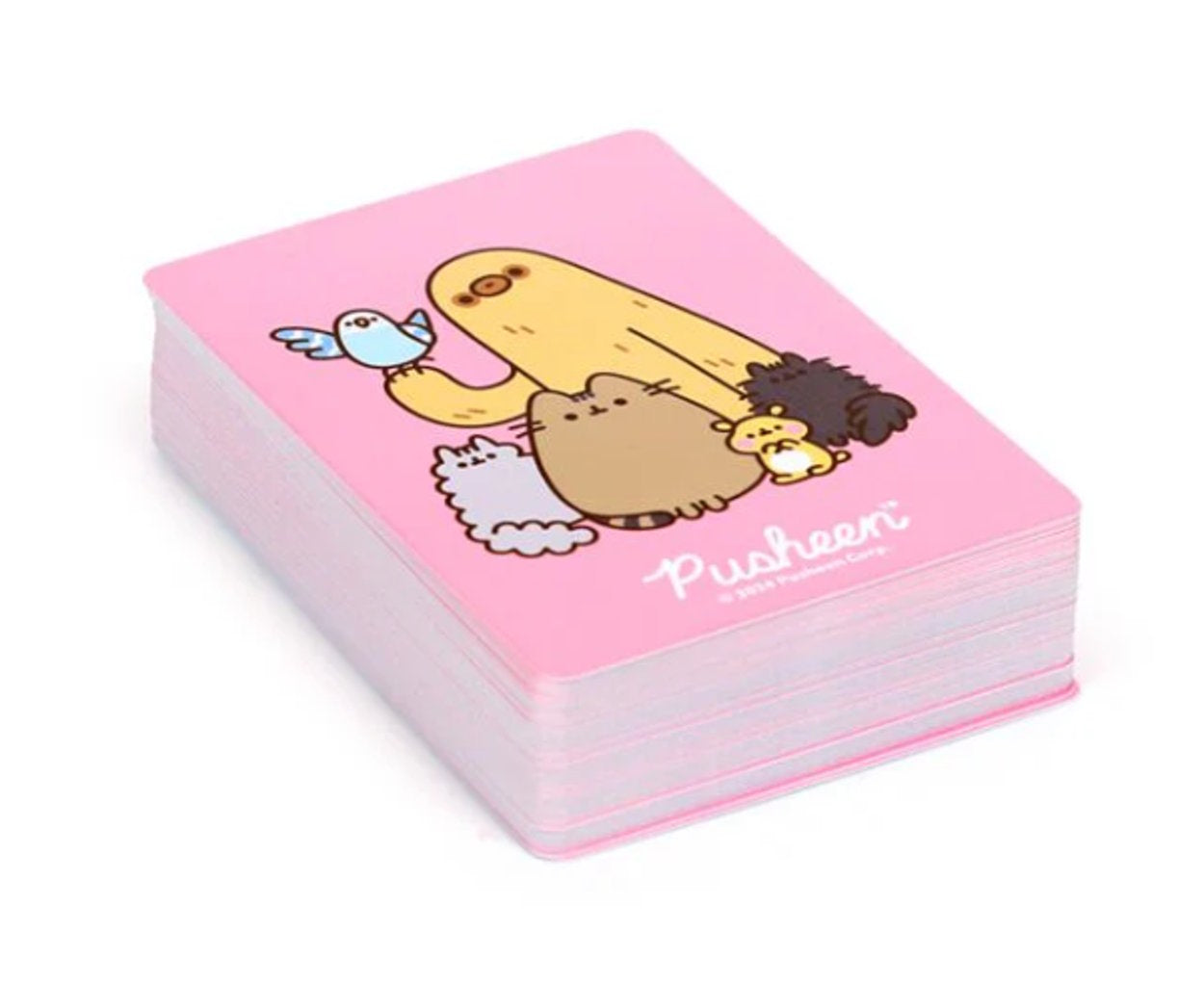 Pusheen card deck pile