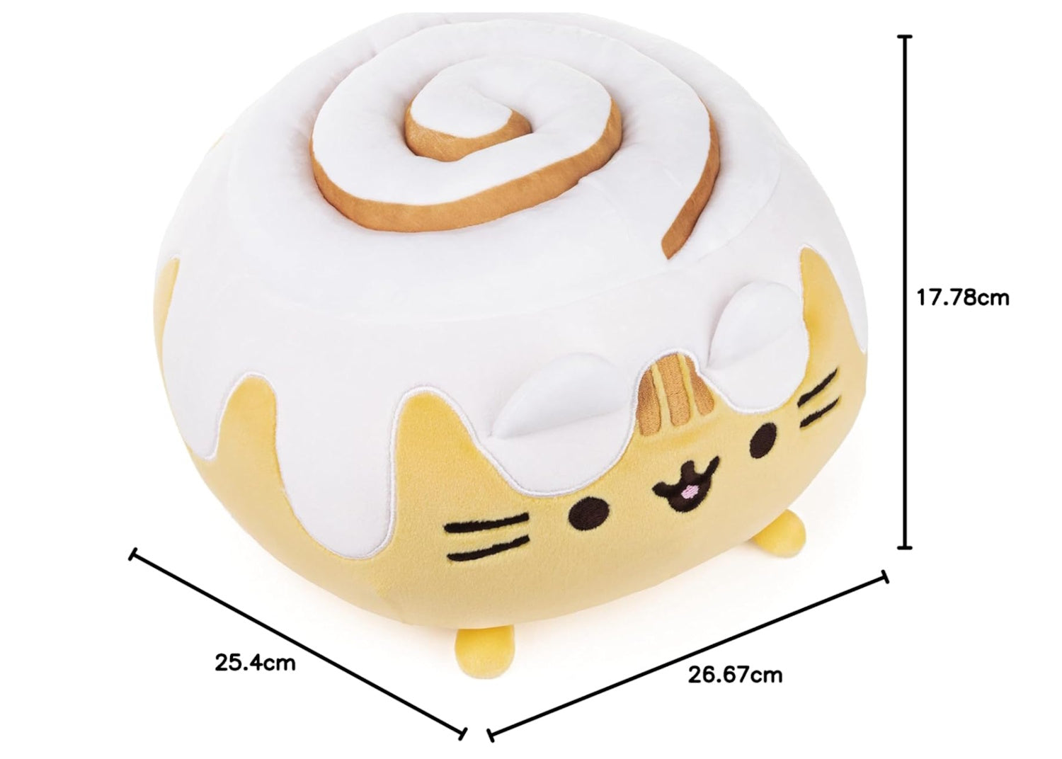 GUND Large Pusheen Cinnamon Roll Plush