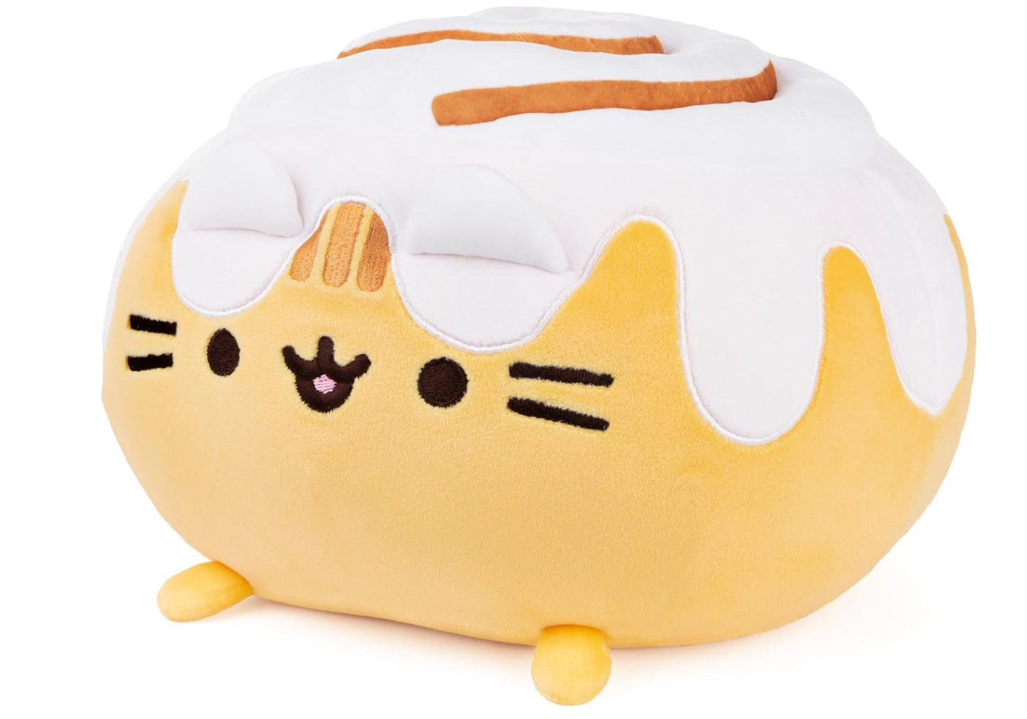 gund pusheen cinnamon roll squisheen plush left side view