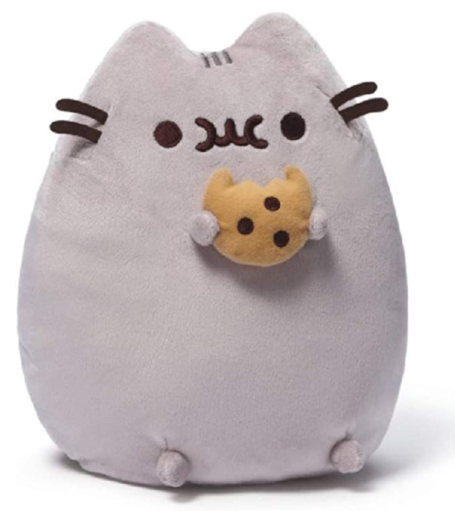 Pusheen Grey Plush with Cookie – Official GUND Soft Toy