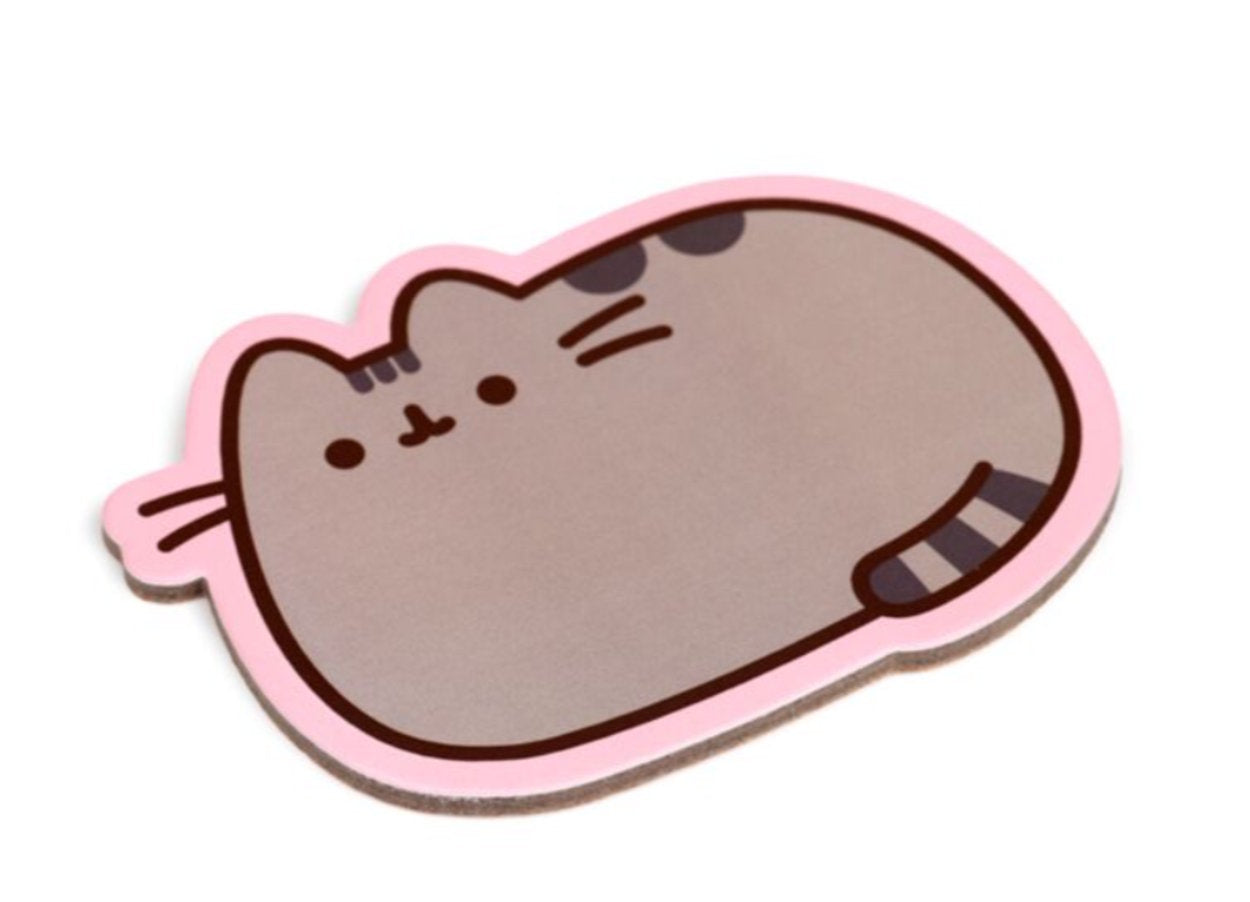 Pusheen Coasters Set of 4 Cute Kawaii Cork Drinks Mats Homeware
