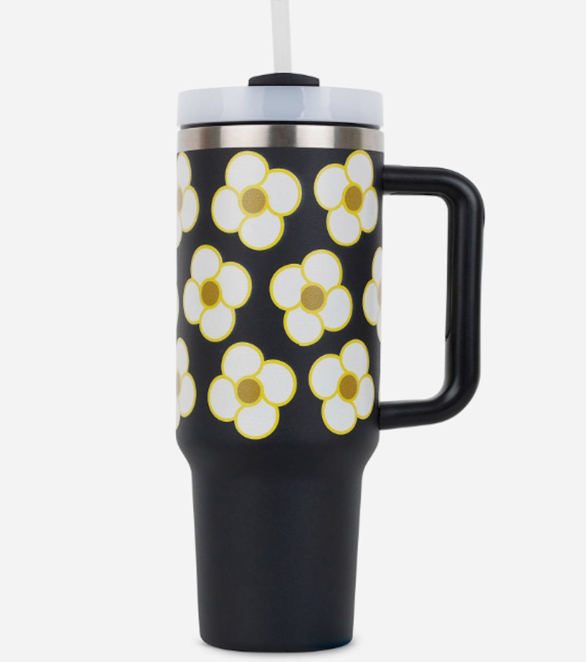 Orla Kiely Spinning Flowers  Large Travel Cup Bottle - 1.2 Litres Hot Or Cold Drinks