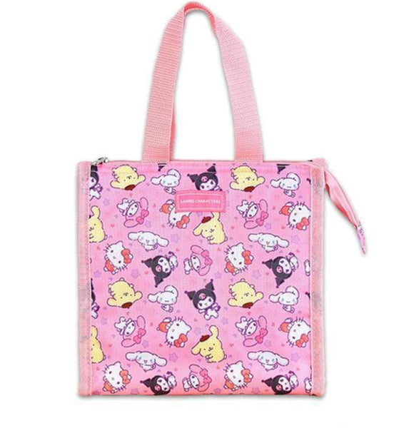 Sanrio Mix Characters Hello Kitty & Friends Insulated Zip Lunch Bag