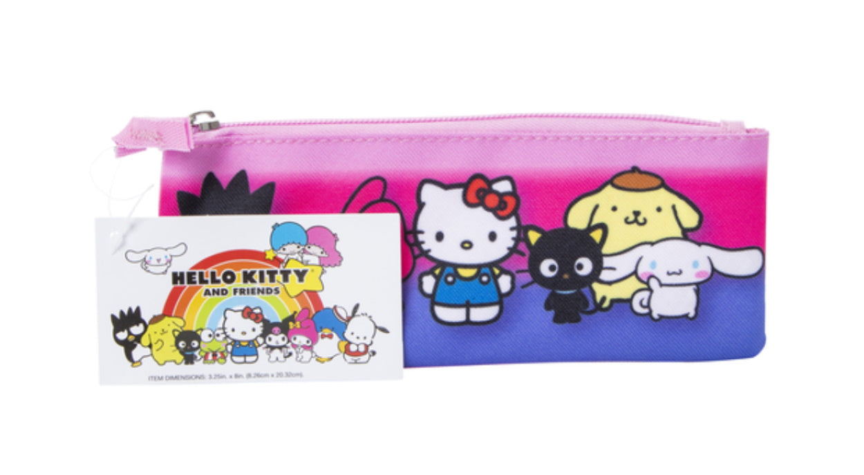 Sanrio Mixed Characters Slim Pencil Case