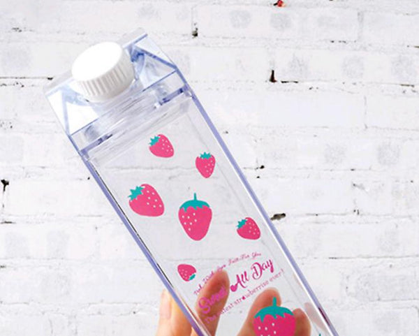 Strawberry Milk Plastic Carton/Bottle 500ml
