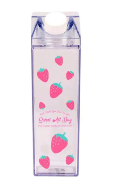 Strawberry Milk Plastic Carton/Bottle 500ml