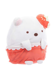 Sumikkogurashi Shirokuma  Polar Bear San-X Original Strawberry Series Large Plush
