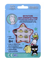 Pochacco, Keroppi, Badtz-Maru & Pompompurin Pimple Patches – Hydrocolloid (20 Pack)