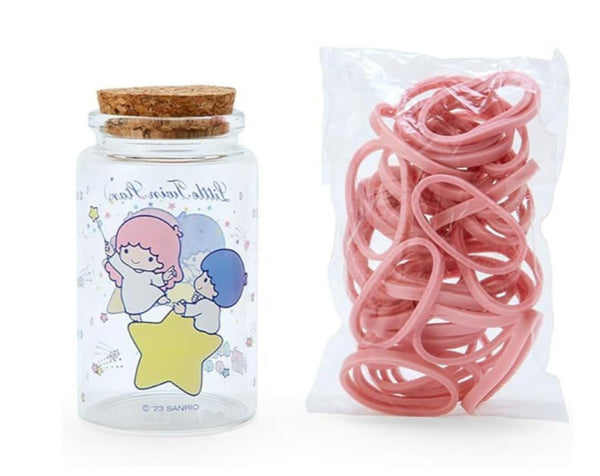 Sanrio Hairbands in a Decorated Glass Jar - Little Twin Stars