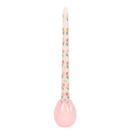 Kawaii Tulip Candle & Pink Ceramic Holder Gift Set
