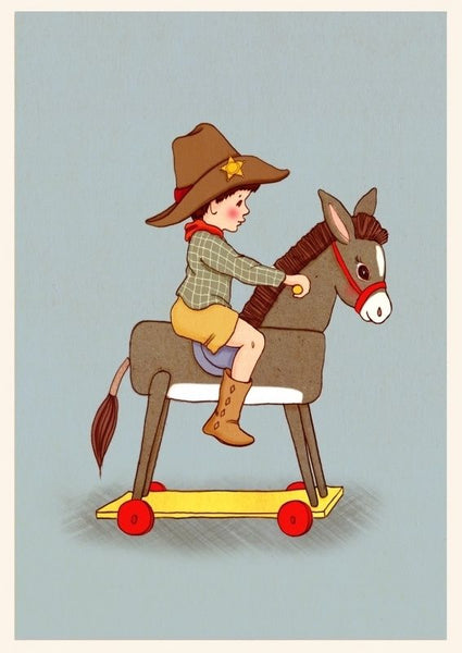 Belle & Boo Postcard - Donkey