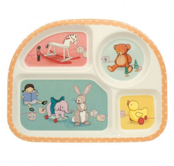 Belle & Boo Toy Box  Kids Section Eating Tray Plate