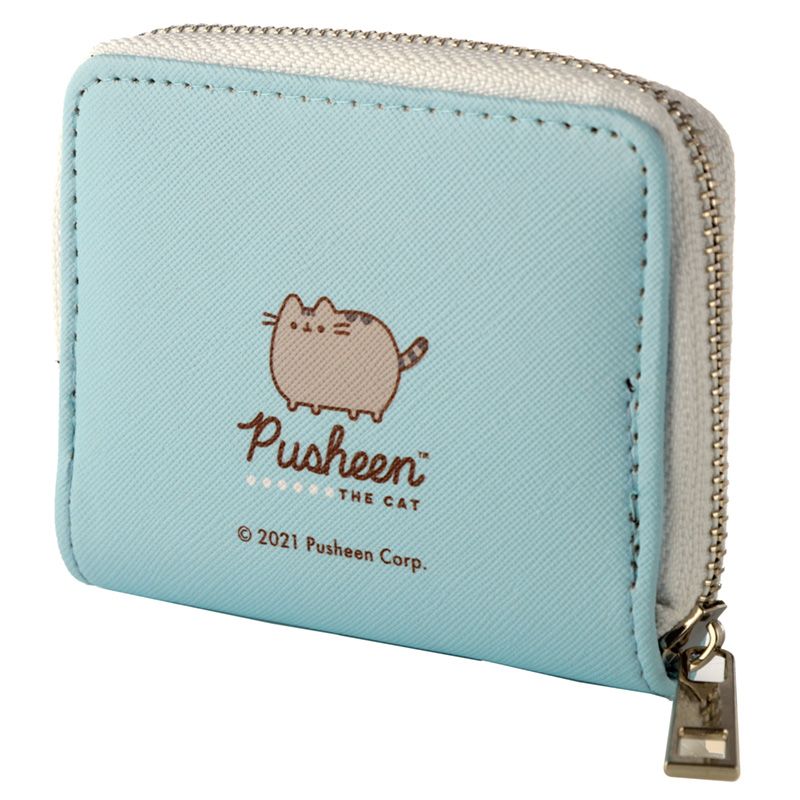 Pusheen Purse Wallet Blue Katzwhiskas