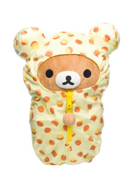 LIMITED TIME DEAL Rilakkuma San-X Original Acorn Pattern Sleeping Bag Plush - Large